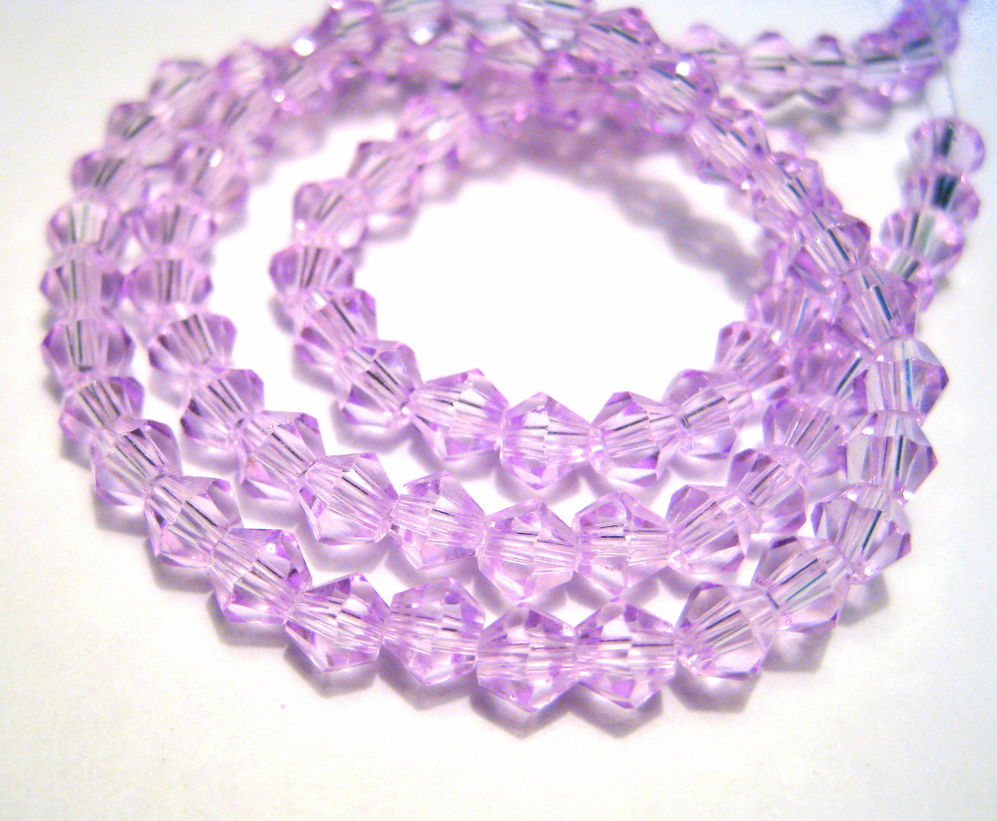 2mm,3mm,4mm,6mm, 8mm, Bicone Glass beads, 50 strands