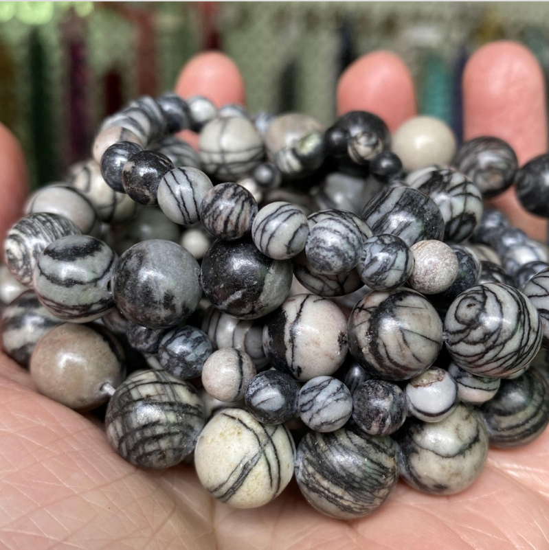 Natural Gemstone Beads, 4mm-12mm, Smooth Round ,1strand