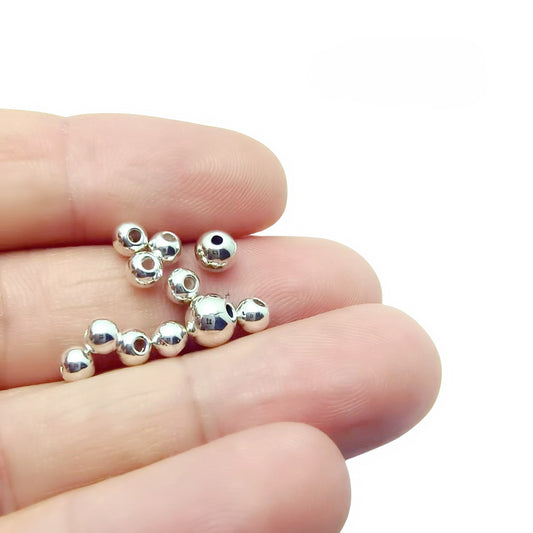 Alloy Spacer Beads, Ball Spacer beads 3mm-6mm, 500G