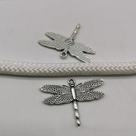 Antique Silver Dragonfly Charms Pendant, 150pcs
