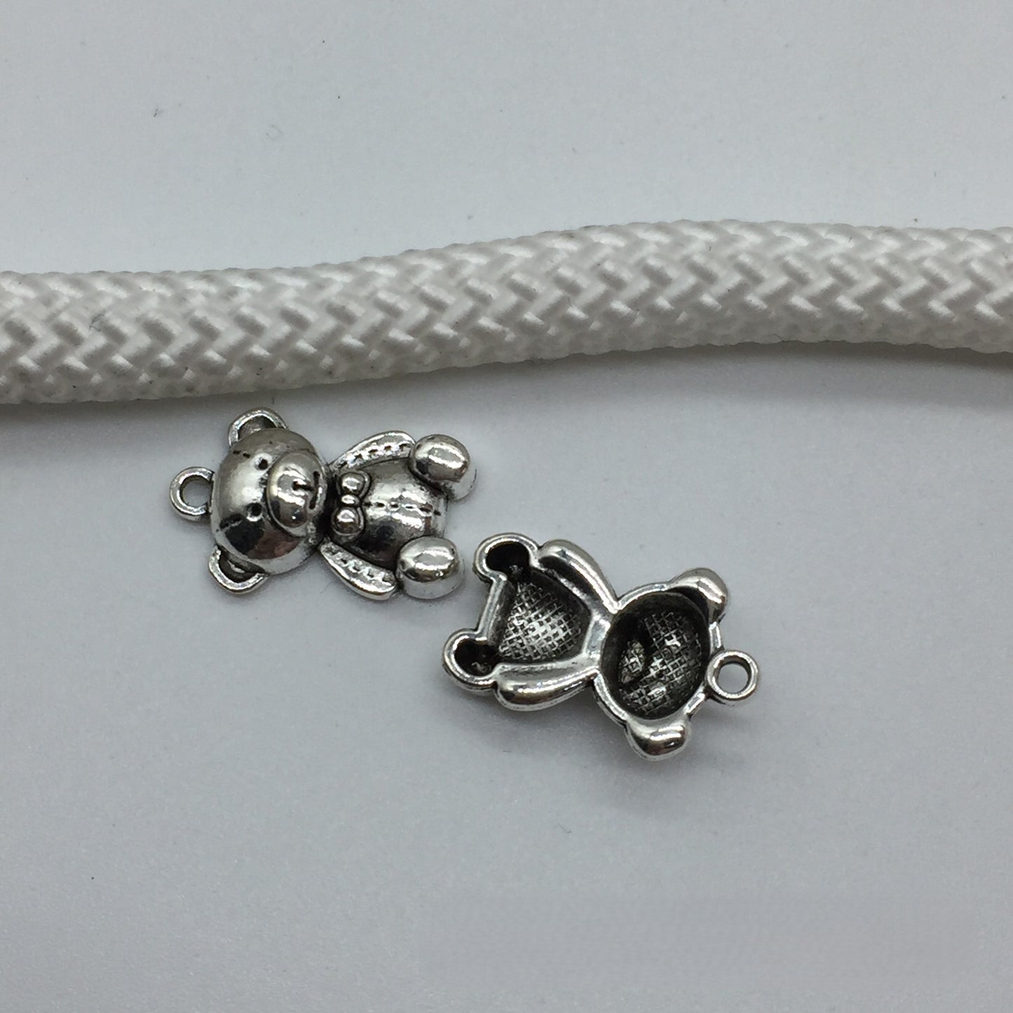 Antique Silver Bear Charms Pendant, 300pcs