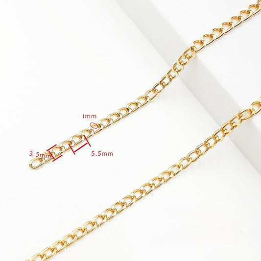 Aluminum chain, 3.5-8mm, 10 meters