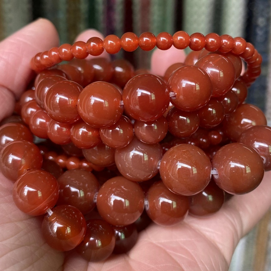 Natural Gemstone Beads, 4mm-12mm, Smooth Round
