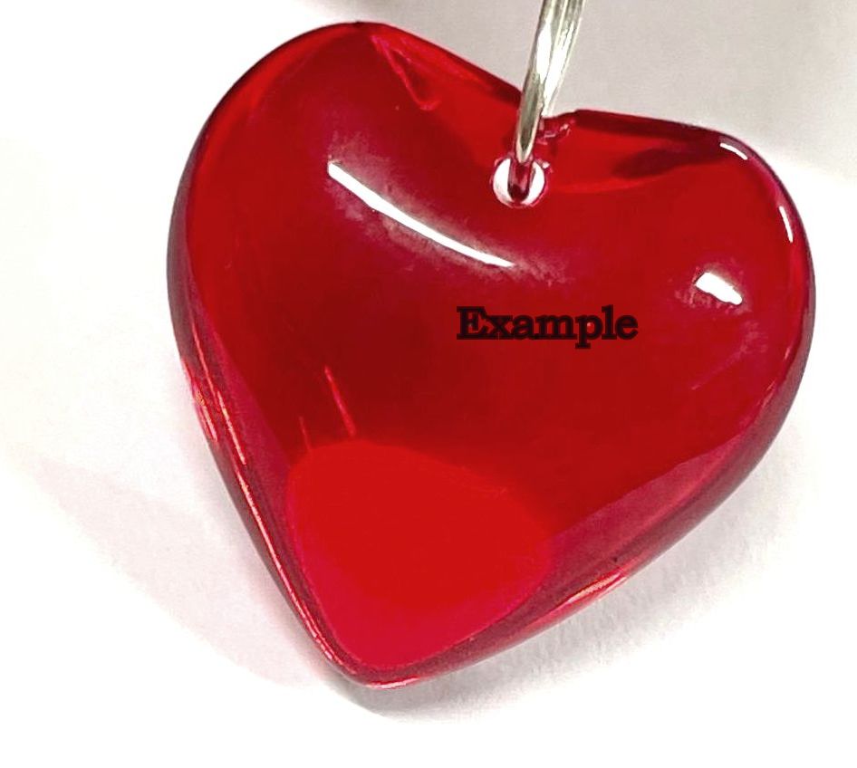 Smooth Transparent Large Heart Beads, 20mm, 50pcs
