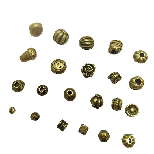 Antique Bronze Spacer Beads, 50pcs