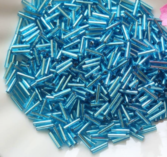 Bugle Beads, Glass Bugle Beads, 4m-9mm, 450 Grams