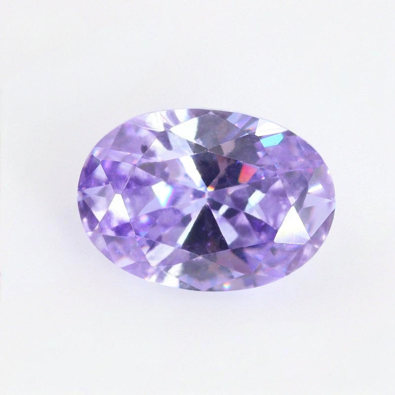 4-12mm, Oval Cubic Zircon Beads, 50 pcs