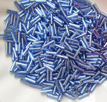 Bugle Beads, Glass Bugle Beads, 4m-9mm, 450 Grams