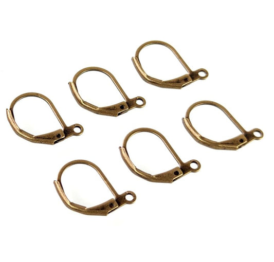 Lever Back Hoop Earwires, 200pcs