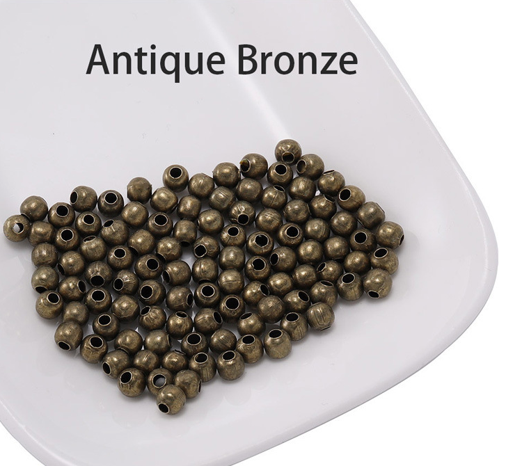 Spacer Beads, Metal Ball beads, Spacer Ball Beads, 2-10mm Round
