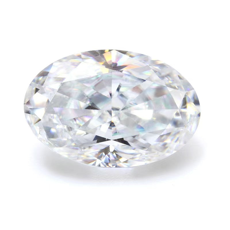 4-12mm, Oval Cubic Zircon Beads, 50 pcs