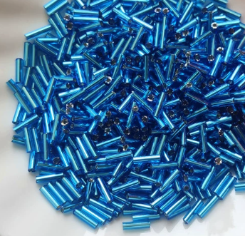 Bugle Beads, Glass Bugle Beads, 4m-9mm, 450 Grams