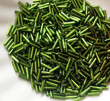 Bugle Beads, Glass Bugle Beads, 4m-9mm, 450 Grams