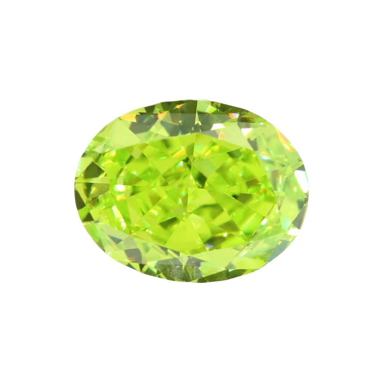 4-12mm, Oval Cubic Zircon Beads, 50 pcs