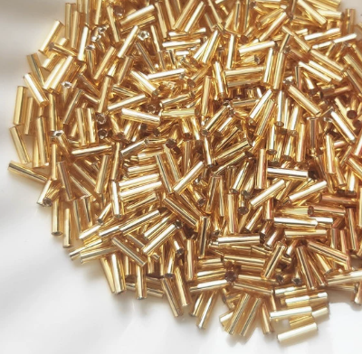 Bugle Beads, Glass Bugle Beads, 4m-9mm, 450 Grams