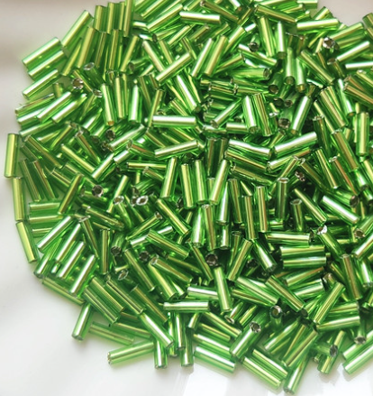 Bugle Beads, Glass Bugle Beads, 4m-9mm, 450 Grams