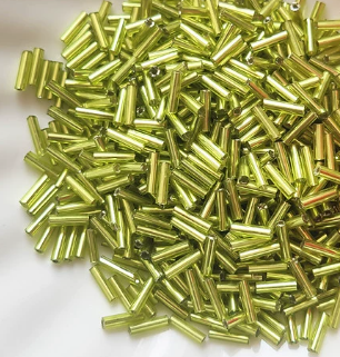 Bugle Beads, Glass Bugle Beads, 4m-9mm, 450 Grams