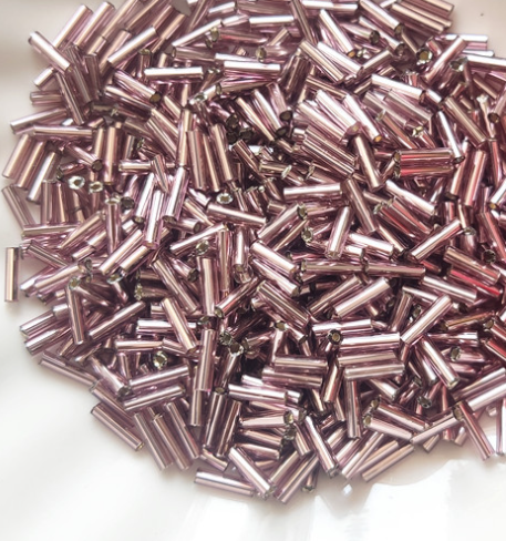 Bugle Beads, Glass Bugle Beads, 4m-9mm, 450 Grams