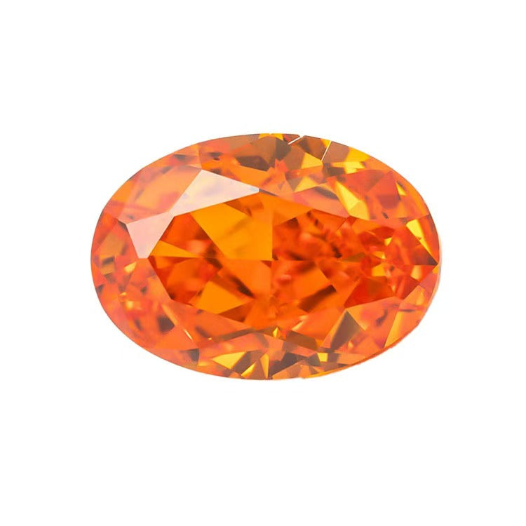 4-12mm, Oval Cubic Zircon Beads, 50 pcs
