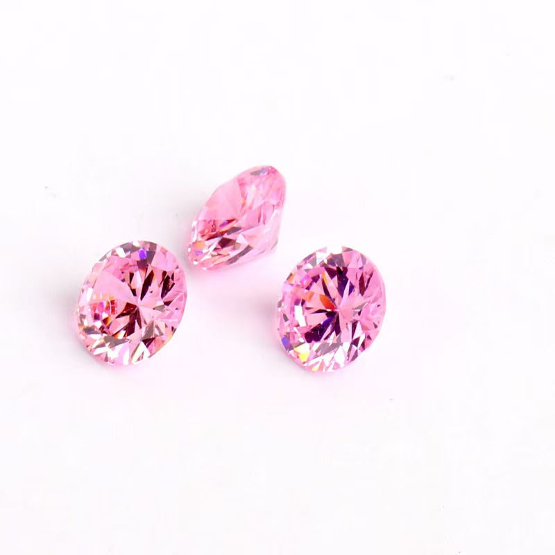 4-14mm, Cubic Zircon Beads, Round ,50 pcs