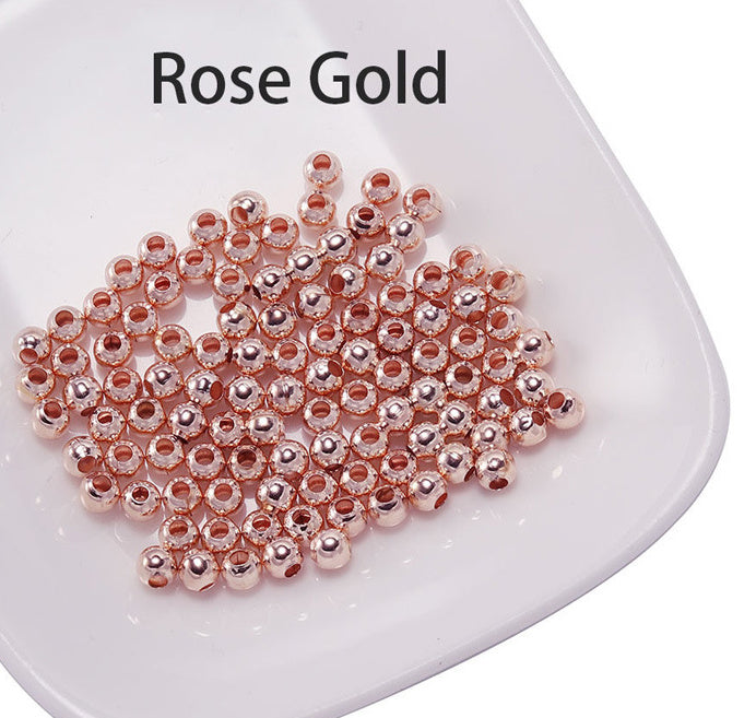 Spacer Beads, Metal Ball beads, Spacer Ball Beads, 2-10mm Round