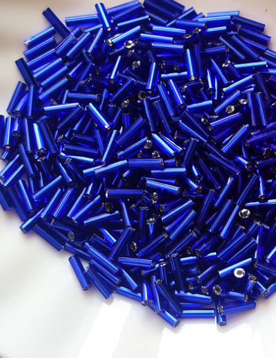 Bugle Beads, Glass Bugle Beads, 4m-9mm, 450 Grams