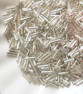Bugle Beads, Glass Bugle Beads, 4m-9mm, 450 Grams