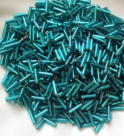 Bugle Beads, Glass Bugle Beads, 4m-9mm, 450 Grams