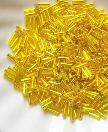 Bugle Beads, Glass Bugle Beads, 4m-9mm, 450 Grams