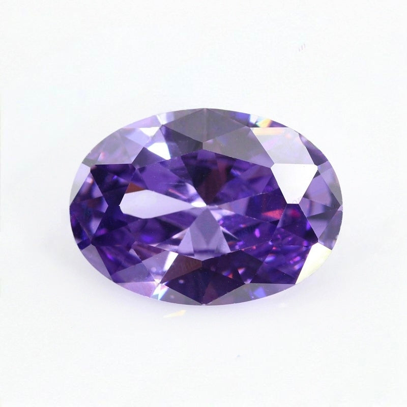 4-12mm, Oval Cubic Zircon Beads, 50 pcs