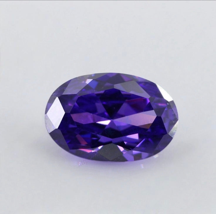 4-12mm, Oval Cubic Zircon Beads, 50 pcs