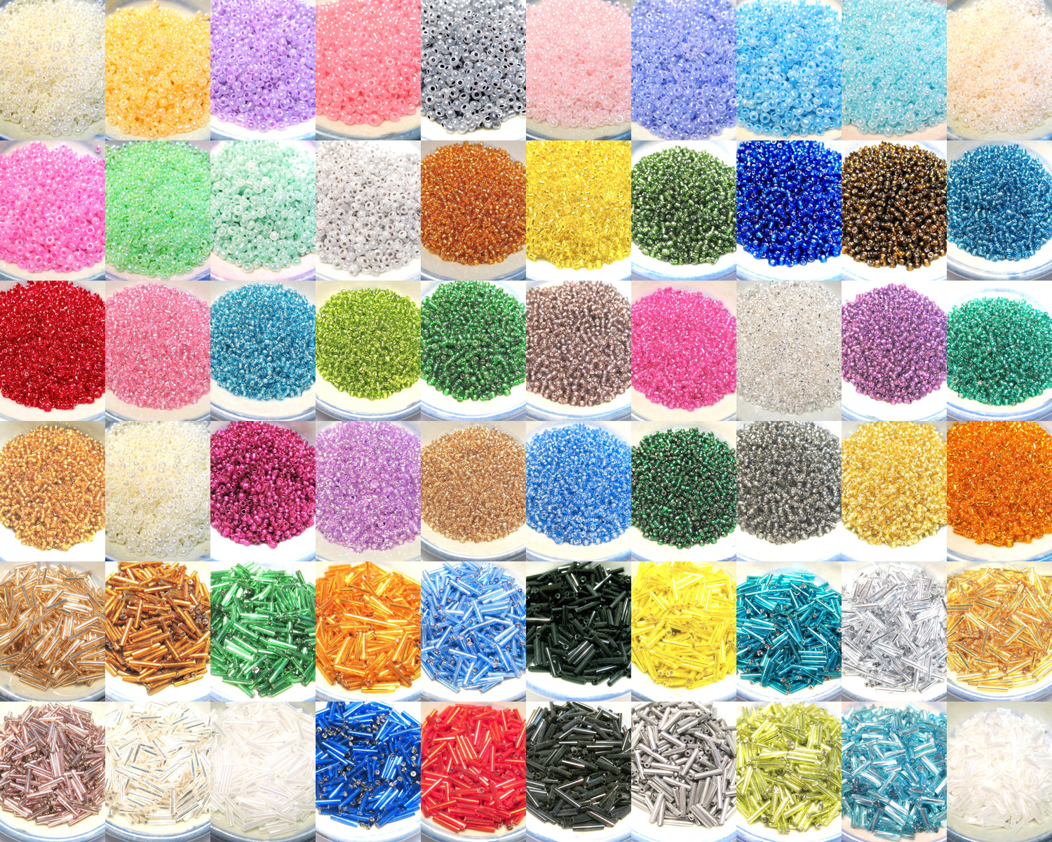 Seed  & Bugle Beads