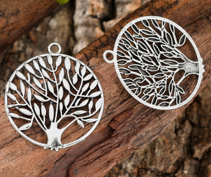 Antique Silver Boho Charms 10pcs