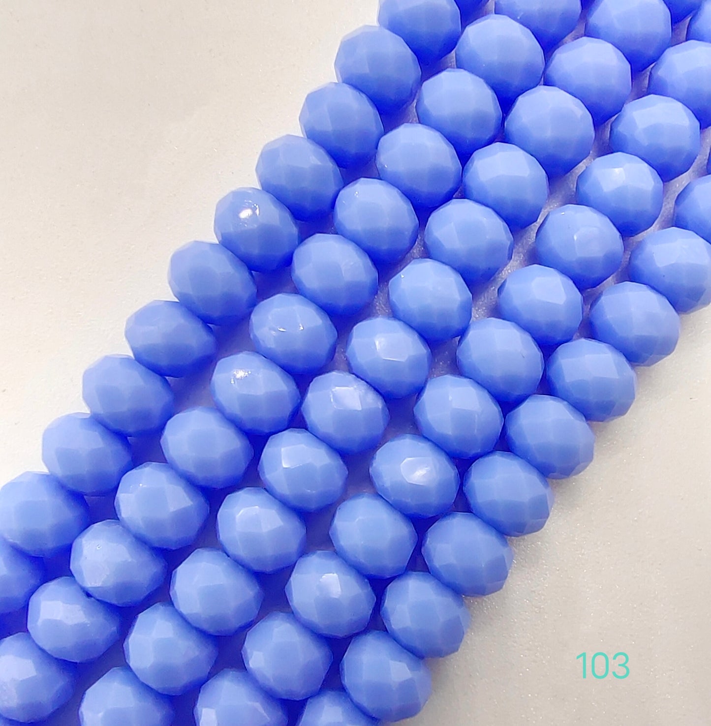 2mm,3mm,4mm,6mm, 8mm, 10mm Opaque Roundelle Glass beads, 50 strands