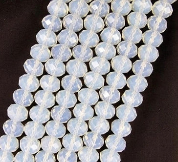 2mm,3mm,4mm,6mm, 8mm, 10mm Opaque Roundelle Glass beads, 50 strands