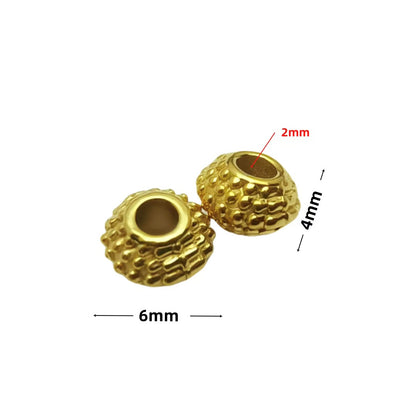 Stainless Steel Spacer Beads, 10pcs