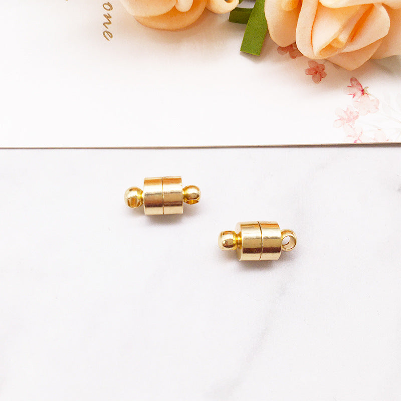4pcs Cylinder Magnetic Clasps,  Closure Buckles