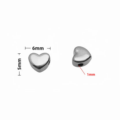 Stainless Steel Spacer Beads, 10pcs