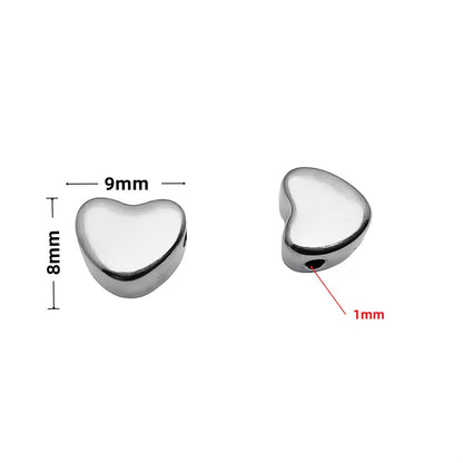 Stainless Steel Spacer Beads, 10pcs