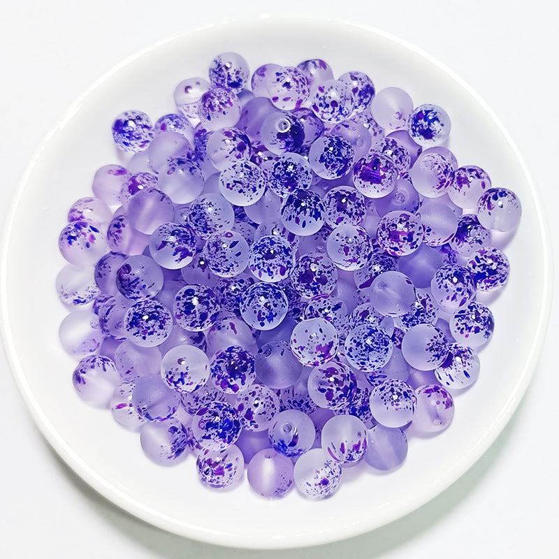 Gradient Beads, Glass Beads , Round Glass Beads, 8mm, 500pcs