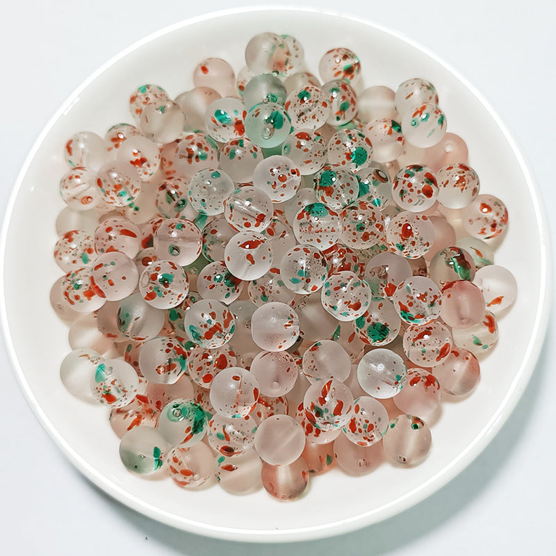 Gradient Beads, Glass Beads , Round Glass Beads, 8mm, 500pcs