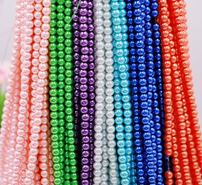 Glass Pearls, 2mm- 12mm