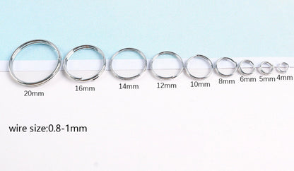 Split Rings, 4-12mm, 500Grams