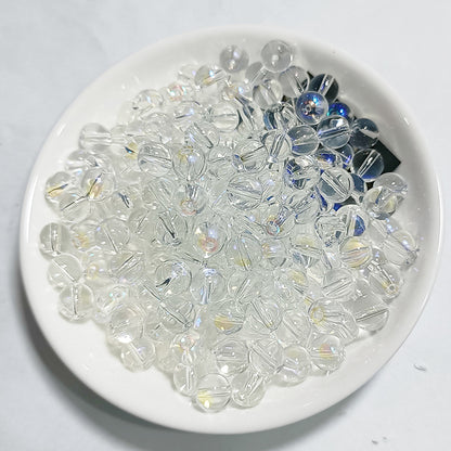 Gradient Beads, Glass Beads , Round Glass Beads, 8mm, 500pcs