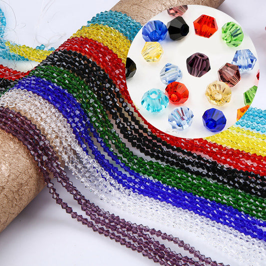 2mm,3mm,4mm,6mm, 8mm,  Bicone Glass beads, 50 strands