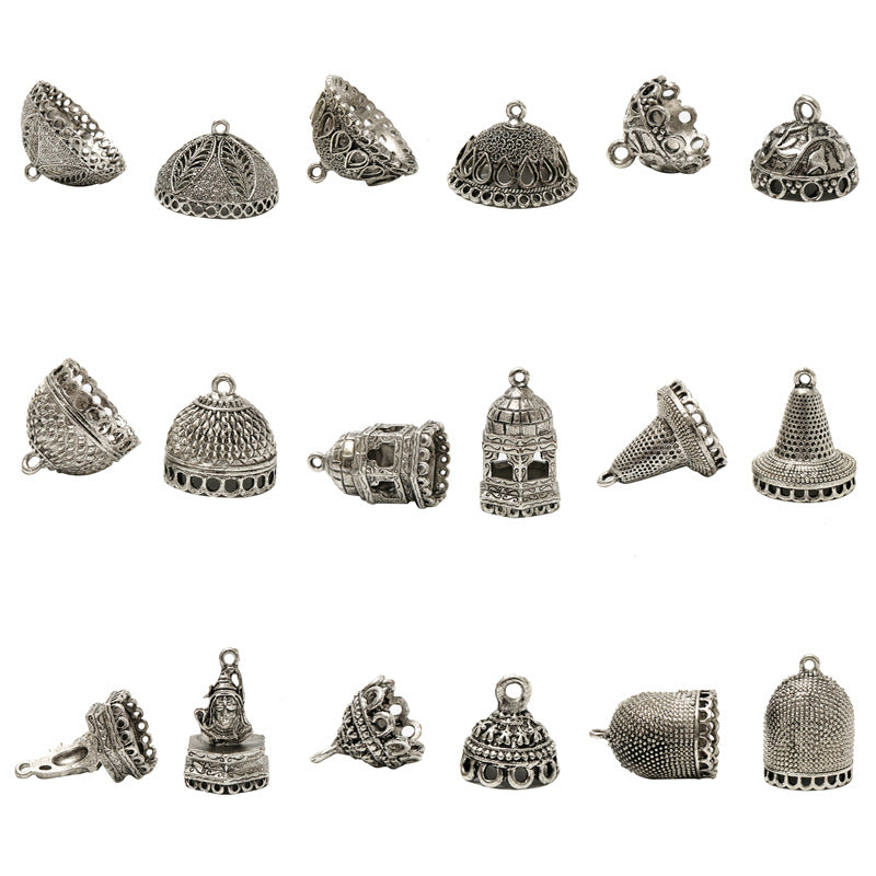 Larger Bail Caps Large Cone Caps, Metal Caps, 50pcs