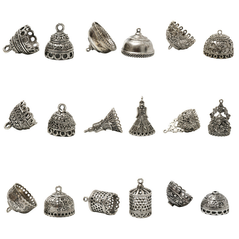 Larger Bail Caps Large Cone Caps, Metal Caps, 50pcs