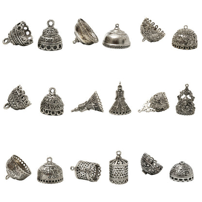 Larger Bail Caps Large Cone Caps, Metal Caps, 50pcs