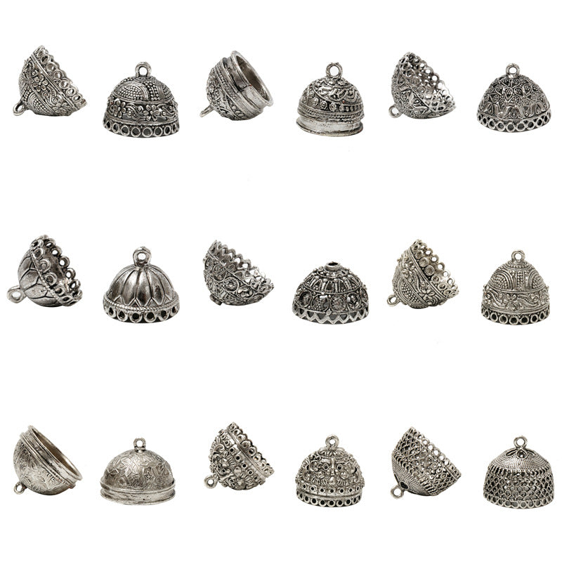 Larger Bail Caps Large Cone Caps, Metal Caps, 50pcs