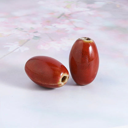 Ceramic Beads, Oval, 20mm,  100pcs